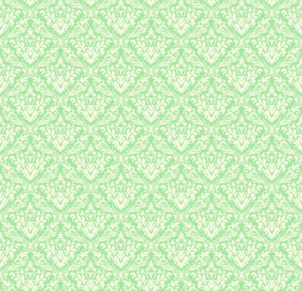 Patrón Sin Costuras Damasco Diseño Elegante Textura Fondo Estilo Barroco — Vector de stock