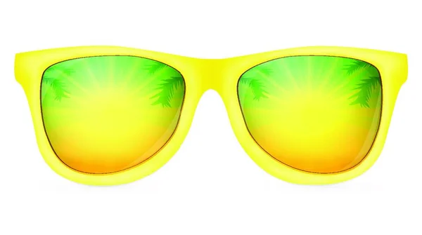 Stylish Summer Sunglasses Accessory — Stock Vector
