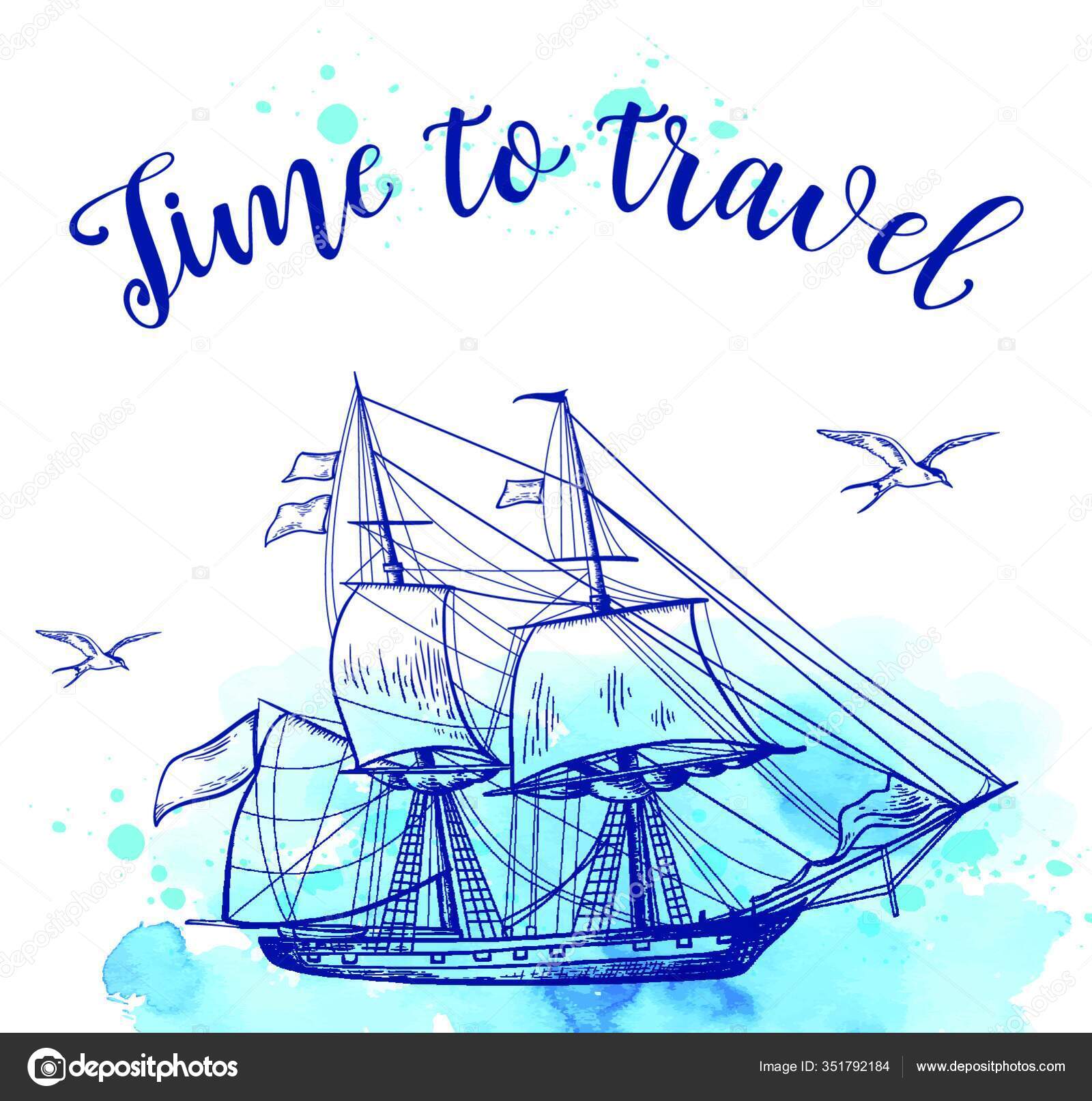 Latar Belakang Vektor Vektor Klasik Dengan Tekstur Kapal Layar Dan Stok Vektor C Panthermediaseller 351792184