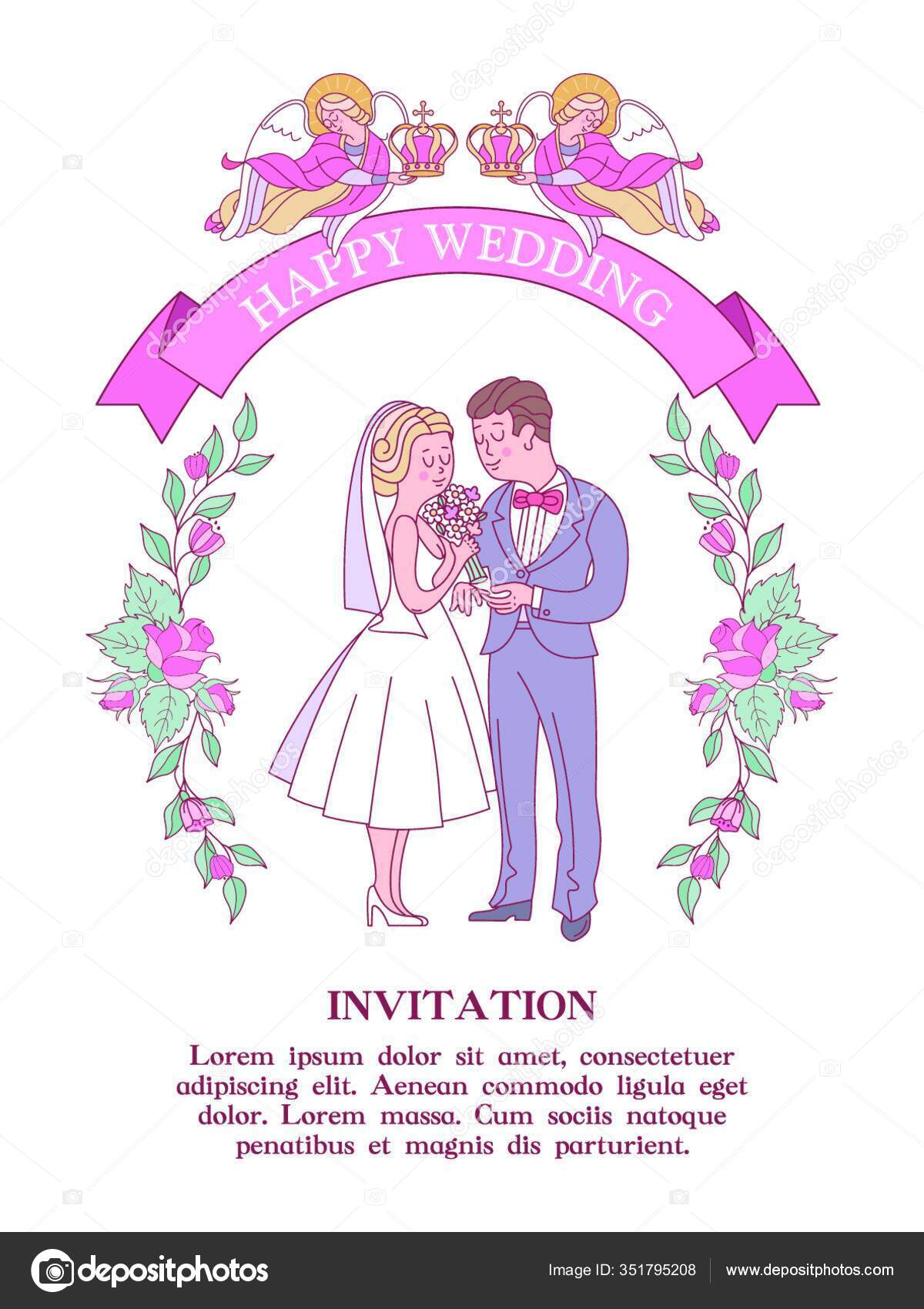 Une Invitation Mariage Carte Mariage Ceremonie Mariage Dans Eglise Les Image Vectorielle Par Panthermediaseller C Illustration Une Invitation Mariage Carte Mariage Ceremonie Mariage Dans Eglise Les Image Vectorielle Par Panthermediaseller C Illustration