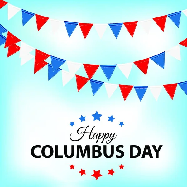 Columbus Day Contexte Illustration Vectorielle Eps10 — Image vectorielle