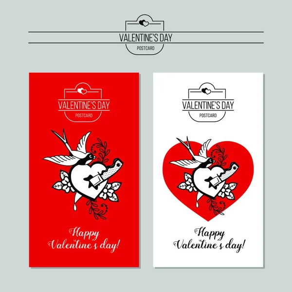 Een Symbool Van Liefde Gefeliciteerd Met Valentijnsdag Dag Van Bruiloft — Stockvector