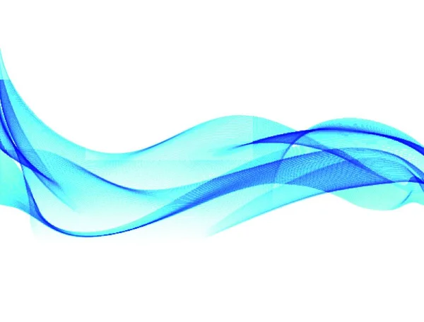 Fond Vectoriel Abstrait Avec Onde Couleur Lisse Lignes Ondulées Fumée — Image vectorielle