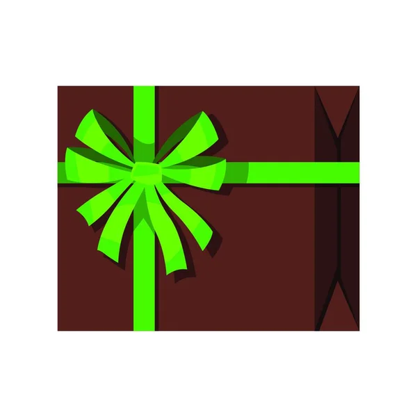 Ілюстрація Барвистої Подарункової Коробки Піктограма Святкової Упаковки Ілюстрація Барвистої Подарункової — стоковий вектор