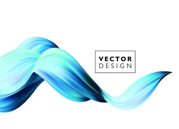 Abstrakte Bunte Vektorhintergrund Farbfluss Flüssigkeitswelle Für Design Broschüre Website Flyer — Stockvektor