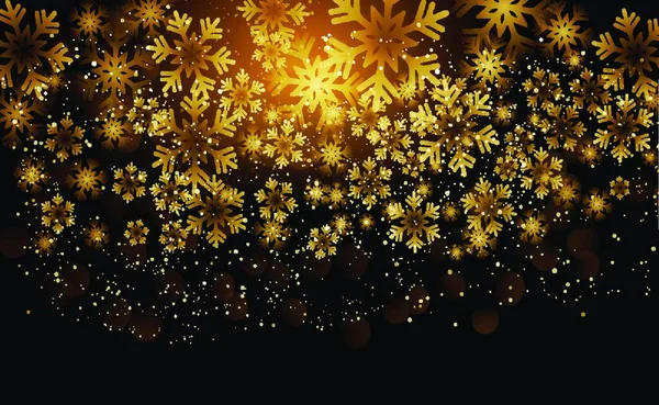 Видатний Різдвяний Фон Блискучим Золотом Векторна Ілюстрація Видатне Різдвяне Тло — стоковий вектор