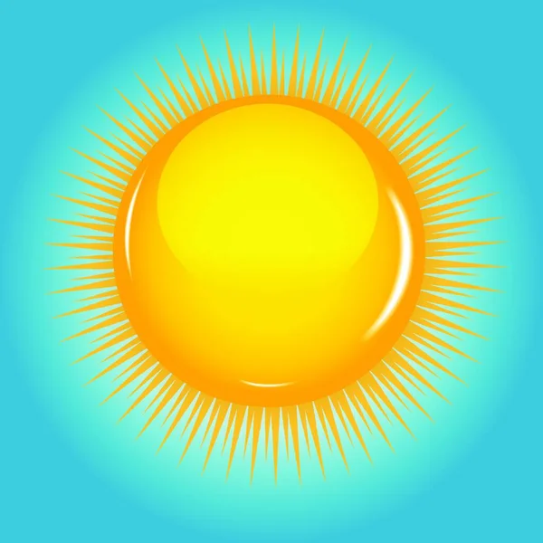 Illustration Vectorielle Soleil Nuage — Image vectorielle