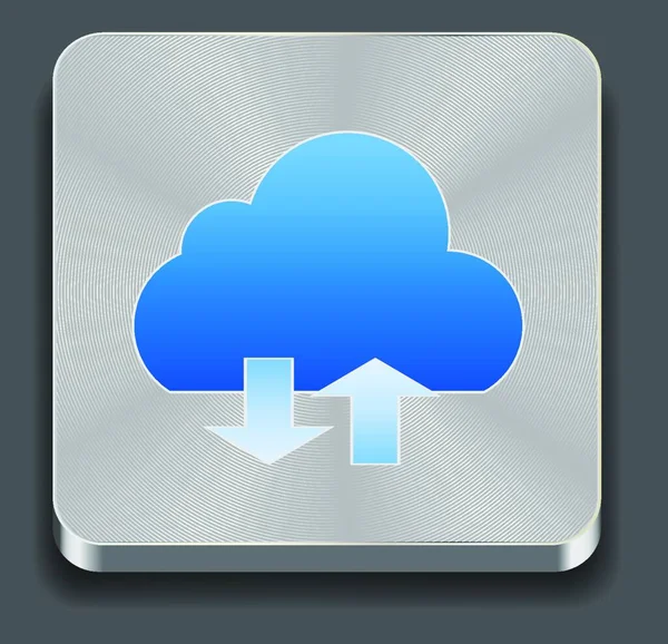 Vektorillustration Des Cloud Apps Symbols — Stockvektor