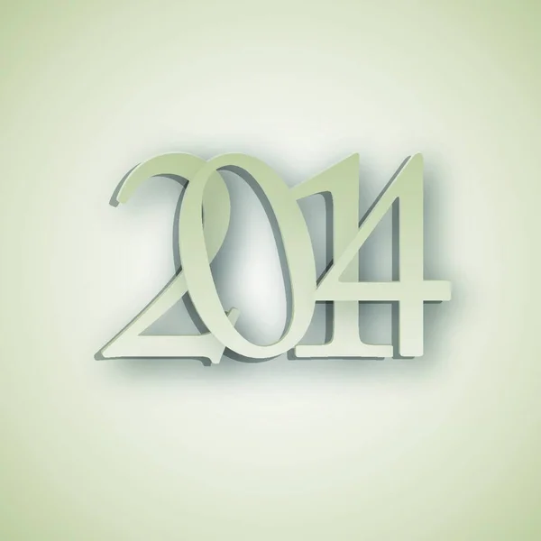 2014 Neujahr Hintergrund Vektor Illustration — Stockvektor