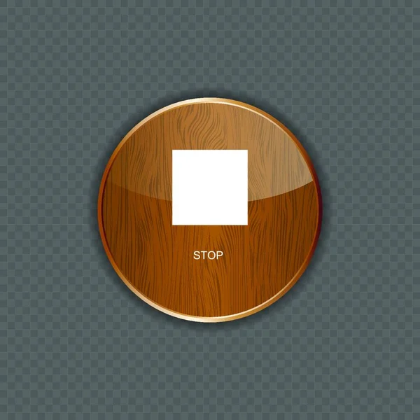 Musik Holz Anwendung Symbole Vektor Illustration — Stockvektor