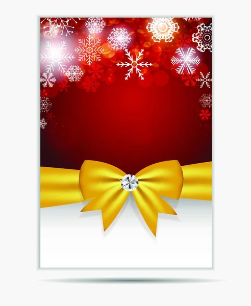 Christmas Snowflakes Website Banner Card Background Vetor Ilustração Eps10 —  Vetores de Stock