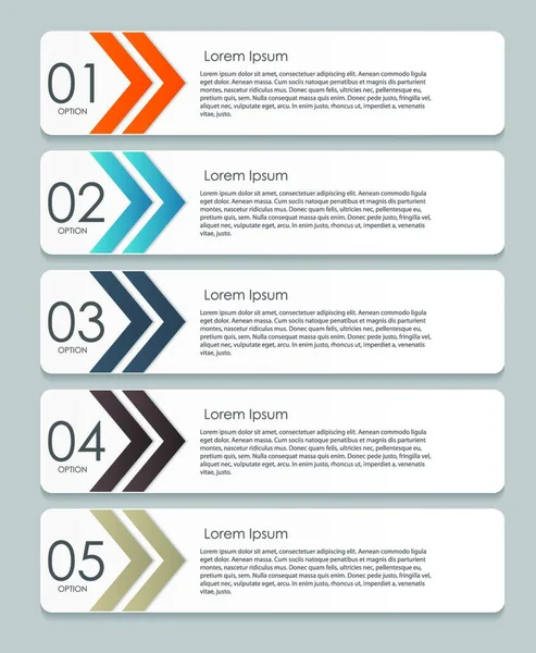 Elementos Diseño Infográfico Para Ilustración Vectores Negocio — Vector de stock