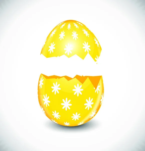 Hermosa Ilustración Vector Huevo Pascua Eps10 — Vector de stock