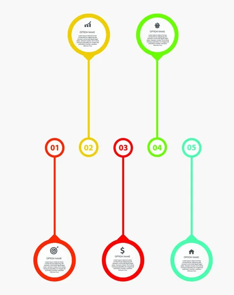 Infografika Tervezési Elemek Üzleti Vektor Illusztráció — Stock Vector