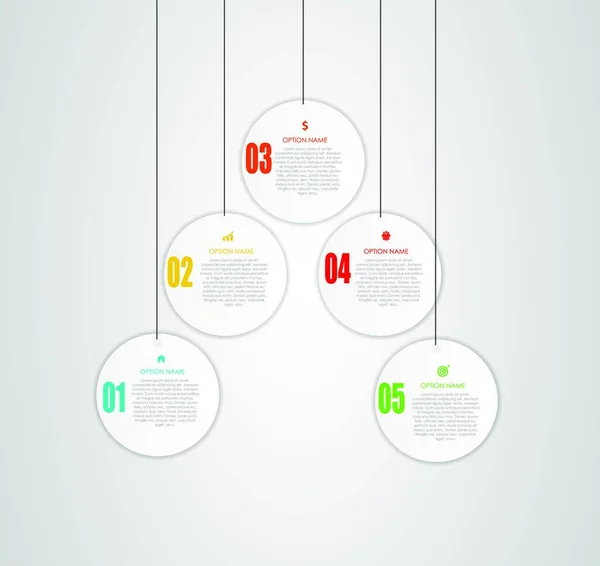 Elementy Projektu Infograficznego Dla Twojej Ilustracji Wektora Biznesu — Wektor stockowy