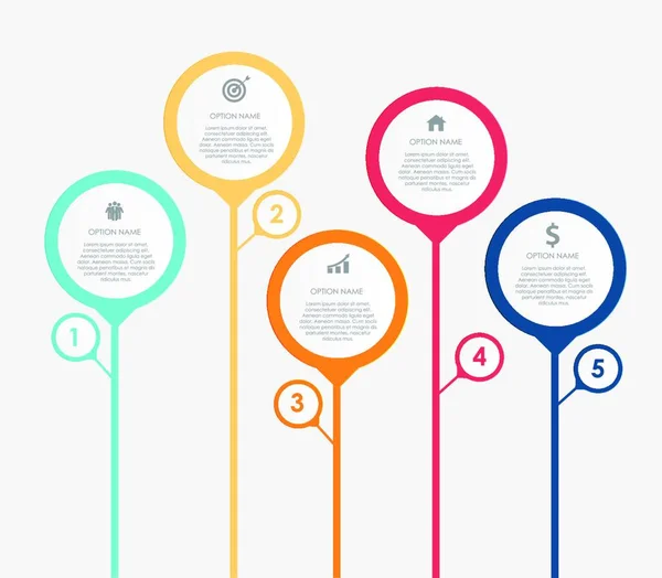 Infografische Gestaltungselemente Für Ihre Geschäftsvektorillustration — Stockvektor