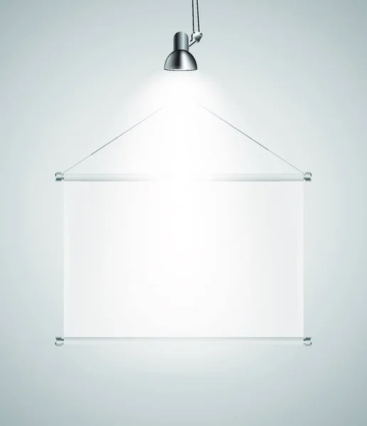 Fond Avec Lampe Éclairage Espace Vide Pour Votre Texte Objet — Image vectorielle