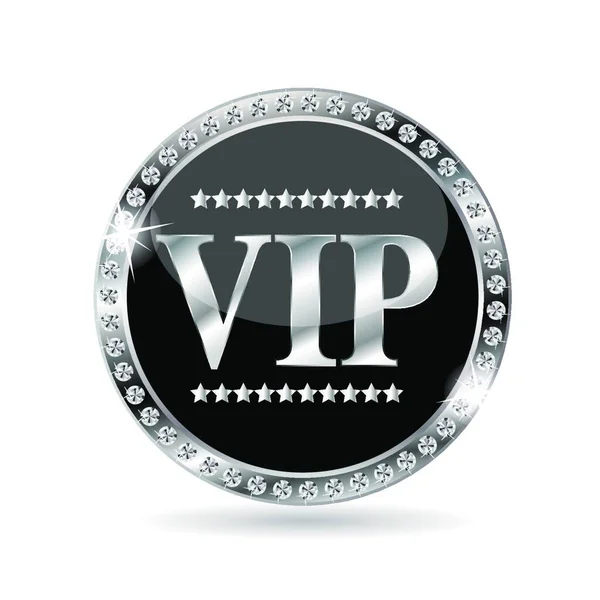 Vip Mitglieder Beschriften Vector Illustration Eps10 — Stockvektor