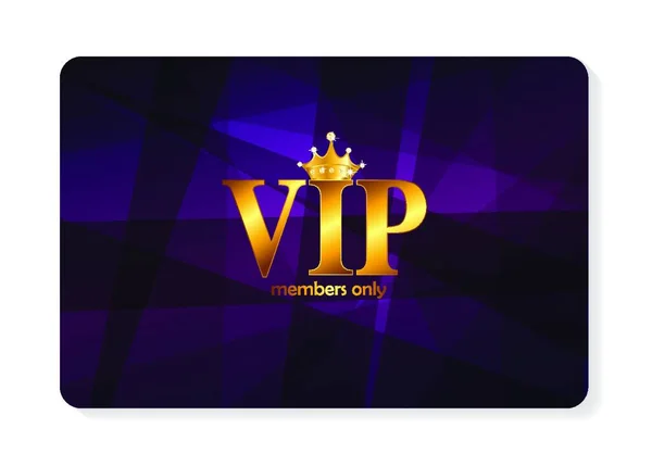 Vip Members Card Vector Illustration Eps10 — Stock Vector