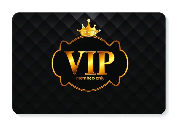 Vip Members Card Vector Illustration Eps10 — Stock Vector