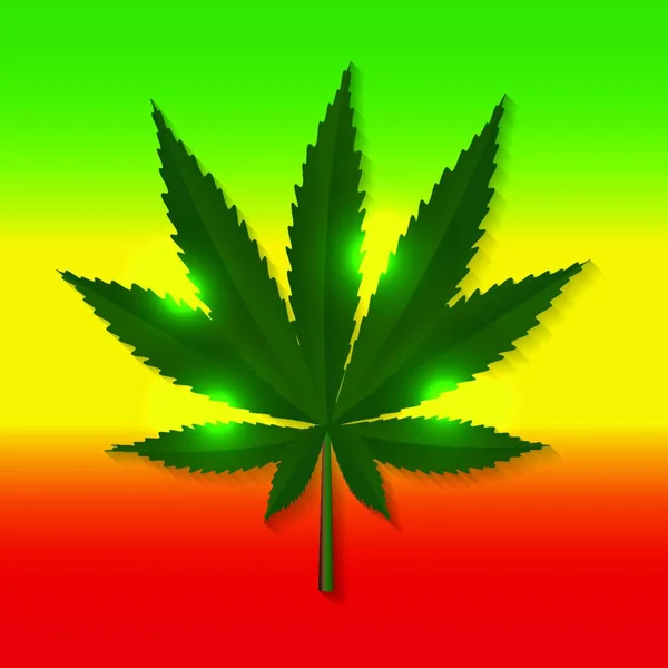 Abstracte Cannabis Achtergrond Vector Illustratie Eps10 — Stockvector