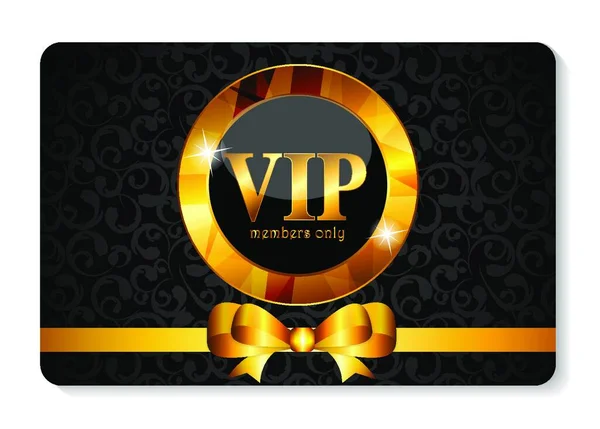 Vip Members Card Vector Illustration Eps10 — Stock Vector