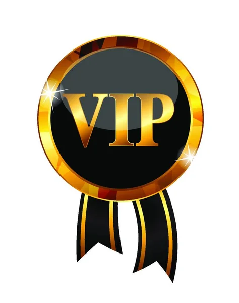 Membros Vip Label Vector Ilustração Eps10 —  Vetores de Stock