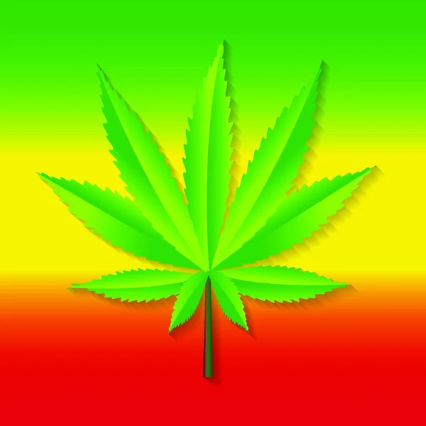 Abstracte Cannabis Achtergrond Vector Illustratie Eps10 — Stockvector