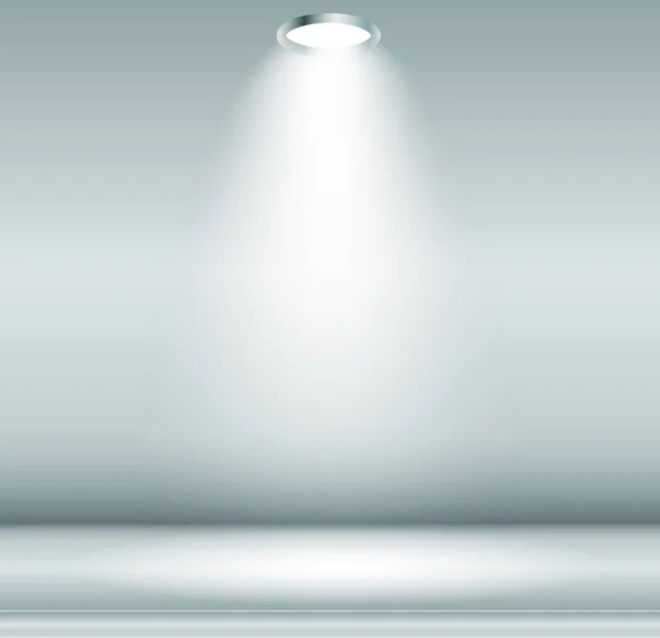 Hintergrund Mit Lighting Lamp Leerer Raum Für Ihren Text Oder — Stockvektor