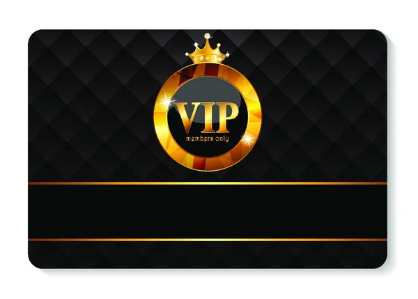 Vip Leden Kaart Vector Illustratie Eps10 — Stockvector