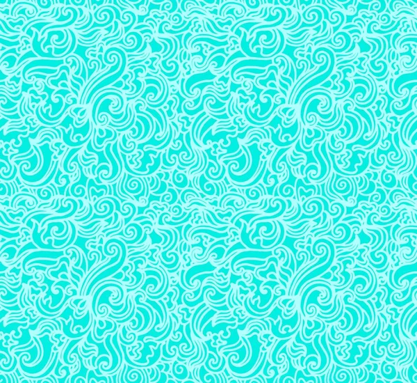 Бесшовный Абстрактный Рисунок Волны — стоковый вектор