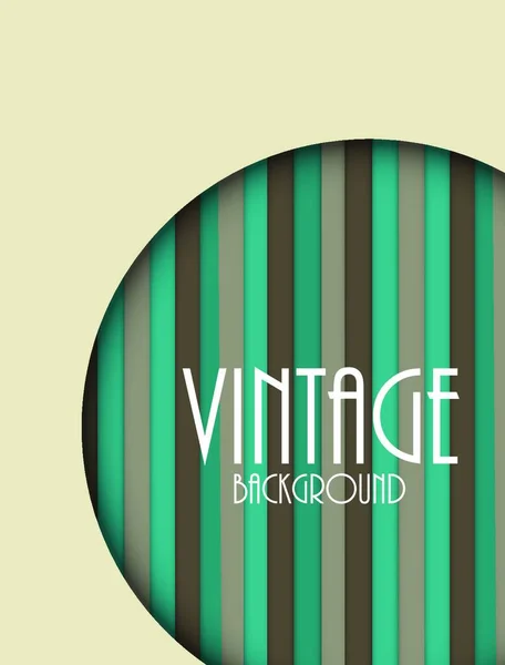 Retro Vintage Achtergrond Template Vector Illustratie Eps10 — Stockvector