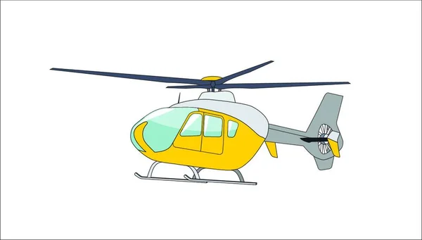 Helikopter Havalandı Vektör Llüstrasyonu Eps10 — Stok Vektör