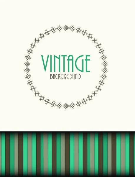 Retro Vintage Achtergrond Template Vector Illustratie Eps10 — Stockvector