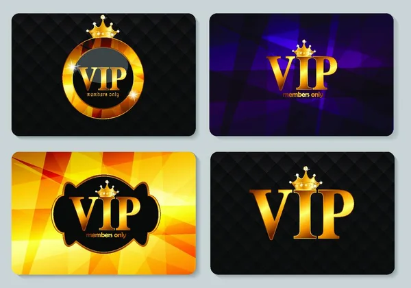 Vip Leden Kaart Vector Illustratie Eps10 — Stockvector