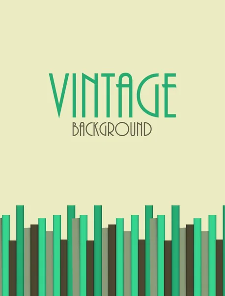 Retro Vintage Achtergrond Template Vector Illustratie Eps10 — Stockvector