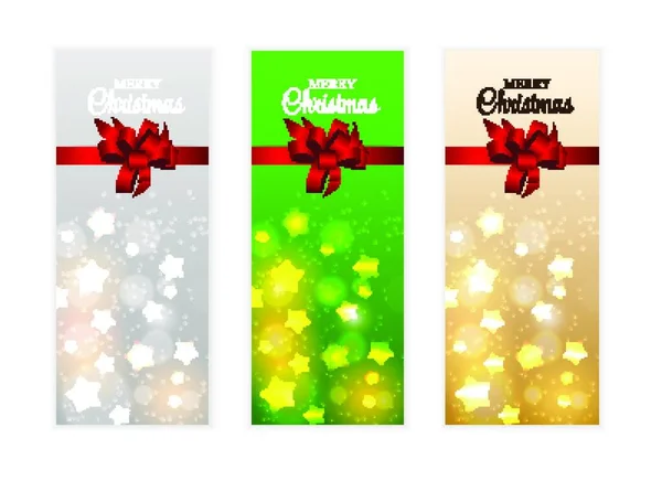 Christmas Website Banner Card Background Vector Illustration Eps10 — Stock Vector