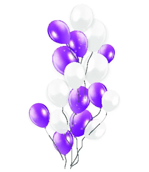 Renkli Balonlar Arka Plan Vektör Çizim Eps — Stok Vektör