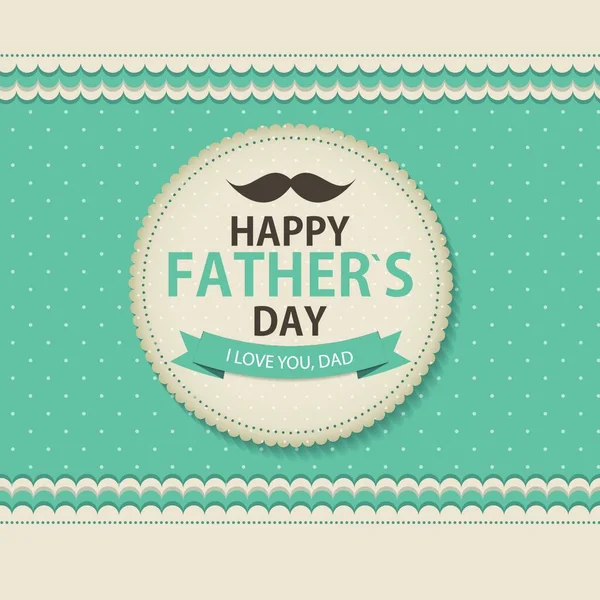 Šťastný Den Otců Plakátová Karta Pozadí Vektorová Ilustrace Eps10 — Stockový vektor