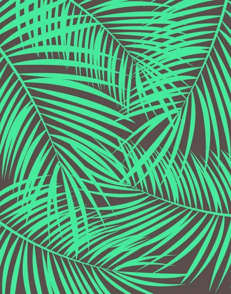 Векторный Фон Palm Leaf — стоковый вектор