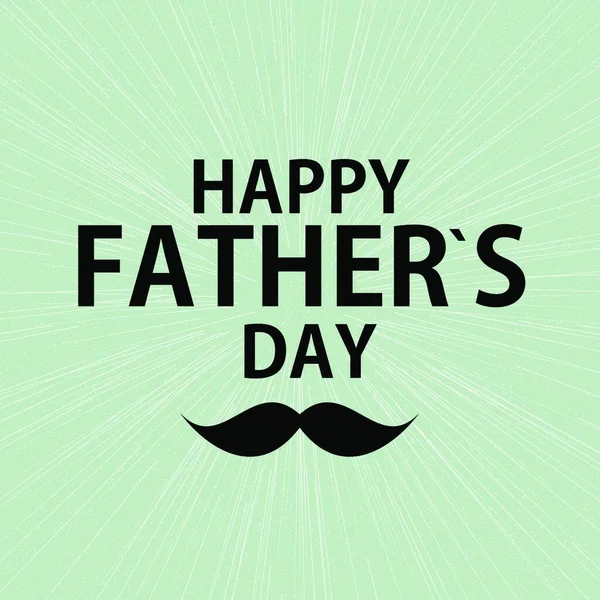 Happy Father Day Poster Card Background Vector Ilustración Eps10 — Vector de stock