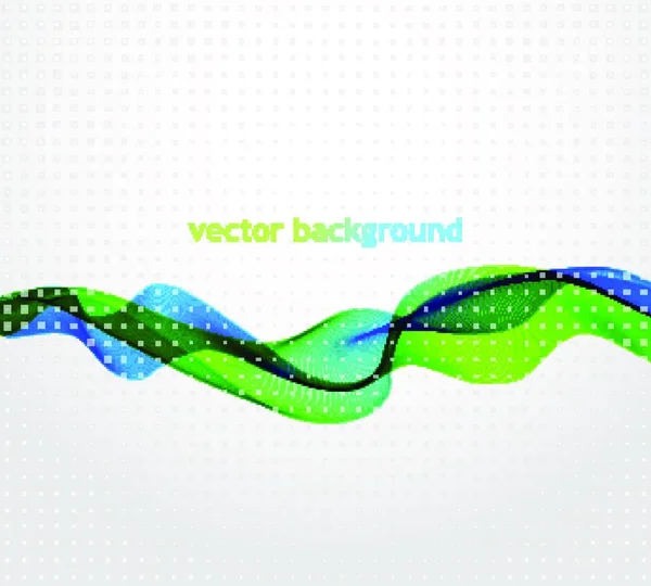 Vector Illustration Abstract Background Wave — Stock Vector