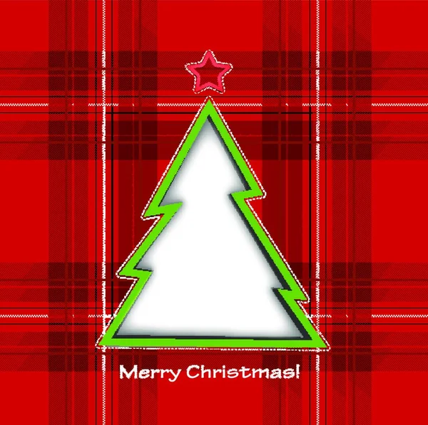 矢量说明圣诞树的背景 Eps — 图库矢量图片