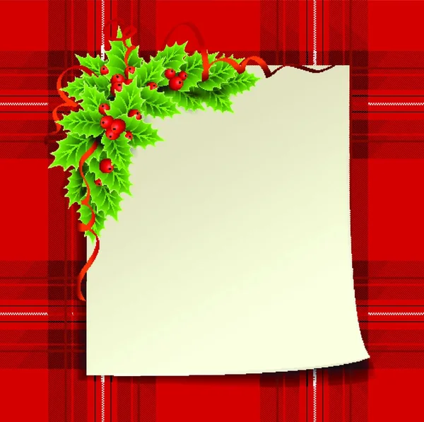 Feliz Navidad Feliz Año Nuevo Tarjeta Navidad Con Árbol Navidad — Vector de stock
