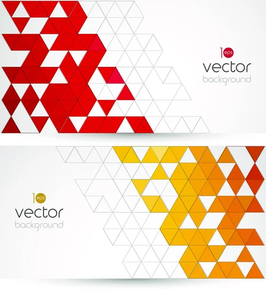 Αφηρημένα Φόντο Τεχνολογία Τρίγωνο Χρώματος Vector Εικονογράφηση — Διανυσματικό Αρχείο