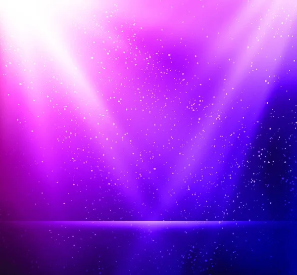 Vektor Illustration Abstrakte Magie Violettes Licht Hintergrund — Stockvektor