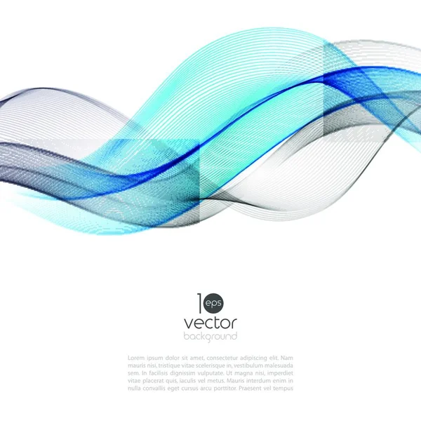 Abstract Motion Wave Illustration Abstract Motion Smooth Color Wave Vector — Stock Vector