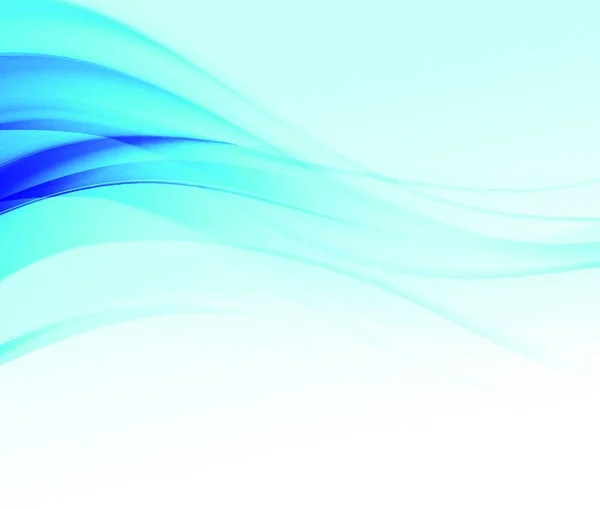 Abstraktní Ilustrace Pohybové Vlny Abstraktní Vektorové Pozadí Modrou Hladkou Barevnou — Stockový vektor