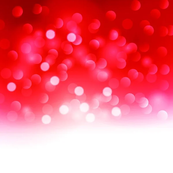 Fundo Abstrato Desfocado Fundo Abstrato Borrado Com Bokeh Vermelho Branco — Vetor de Stock