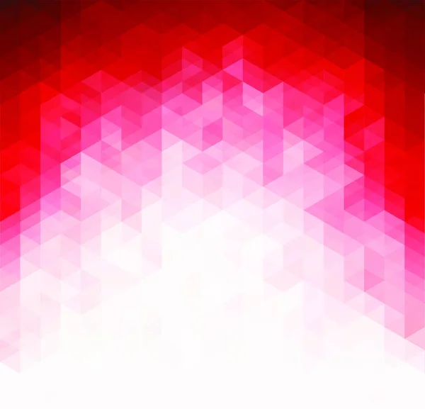 抽象的な赤いライトテンプレートの背景 抽象的な赤いライトテンプレートの背景 三角形モザイク — ストックベクタ